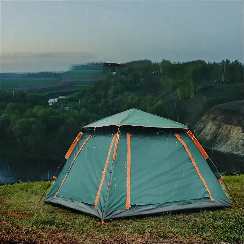 Fully automatic speed beach camping tent rain proof multi person camping
