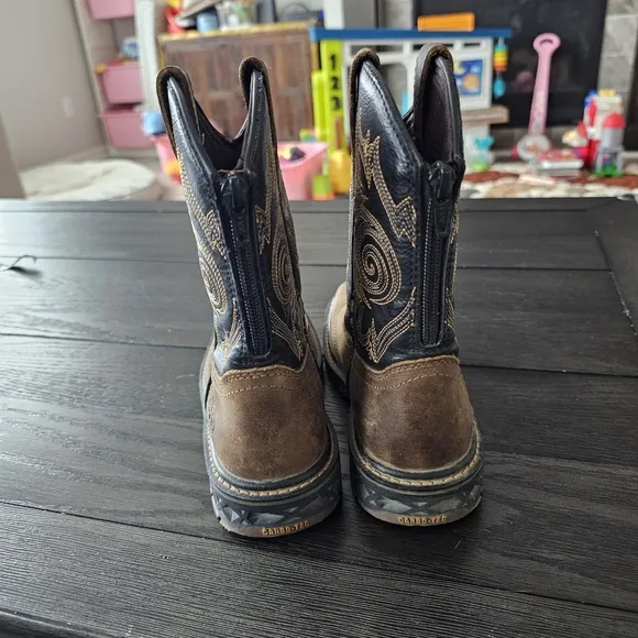 Georgia Boot Carbo-Tec LT Big Kids Brown Pull-On Boot