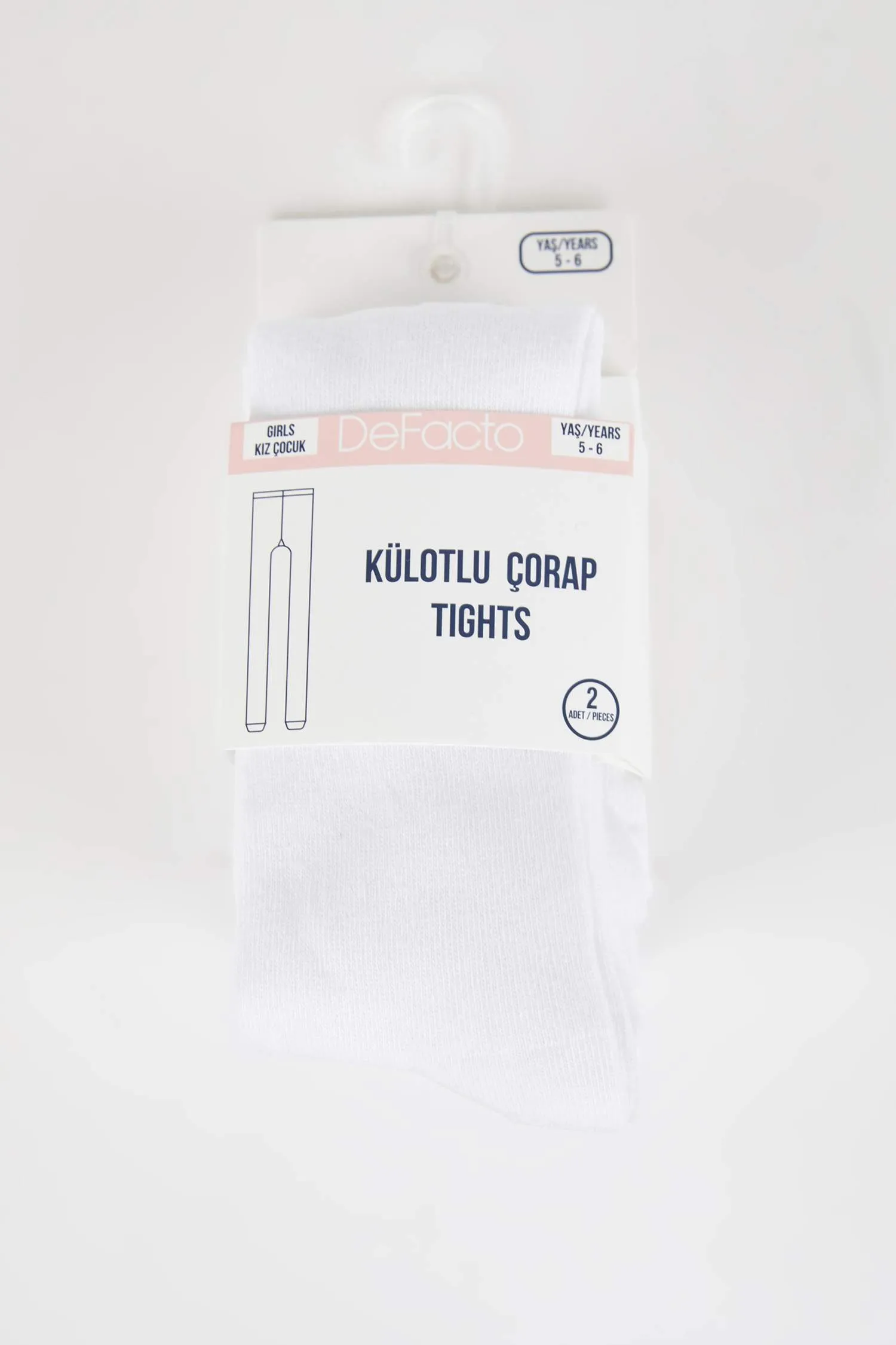 Girl 2 Pcs Cotton Pantyhose