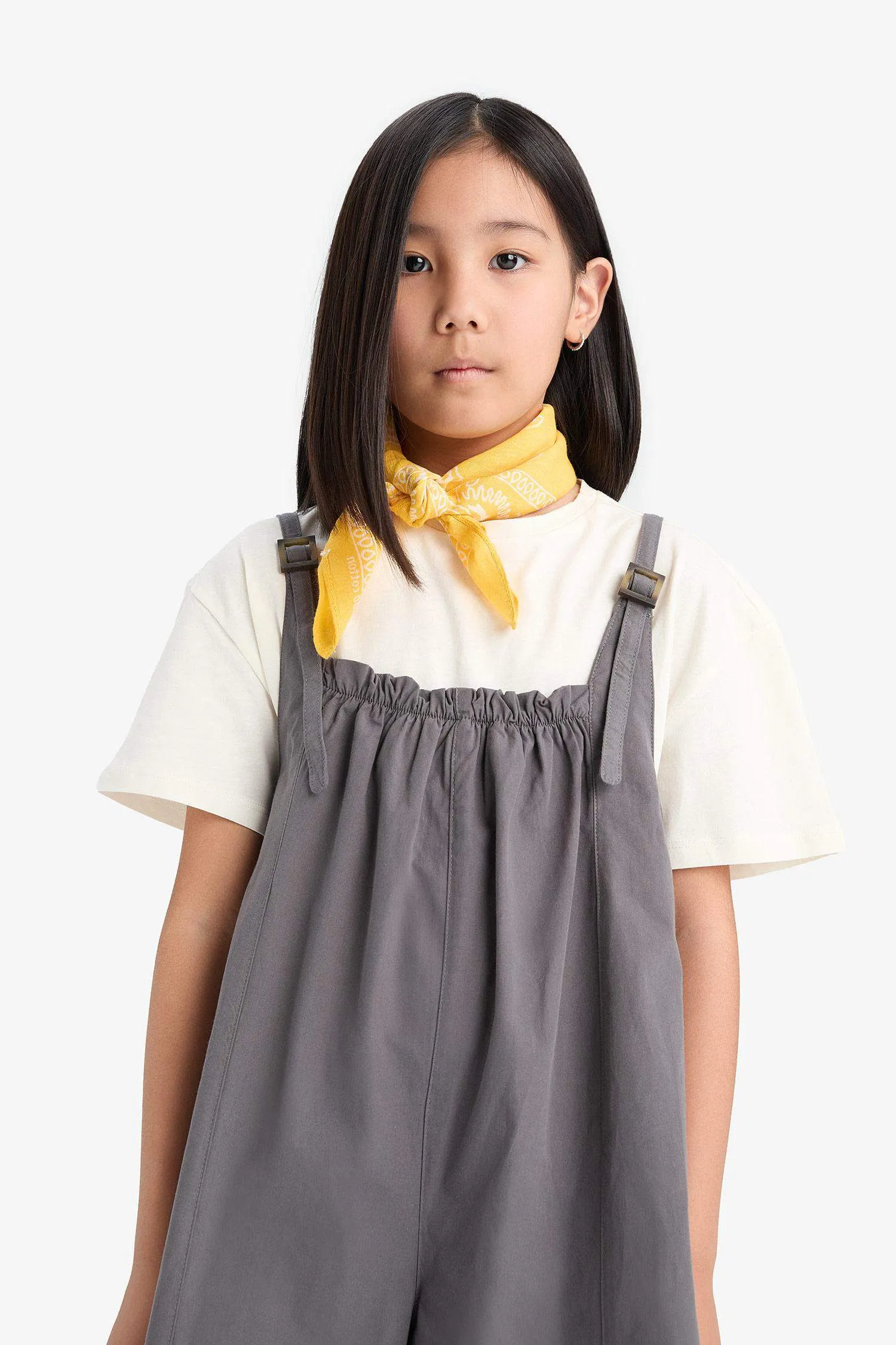 Girl Poplin Jumpsuit