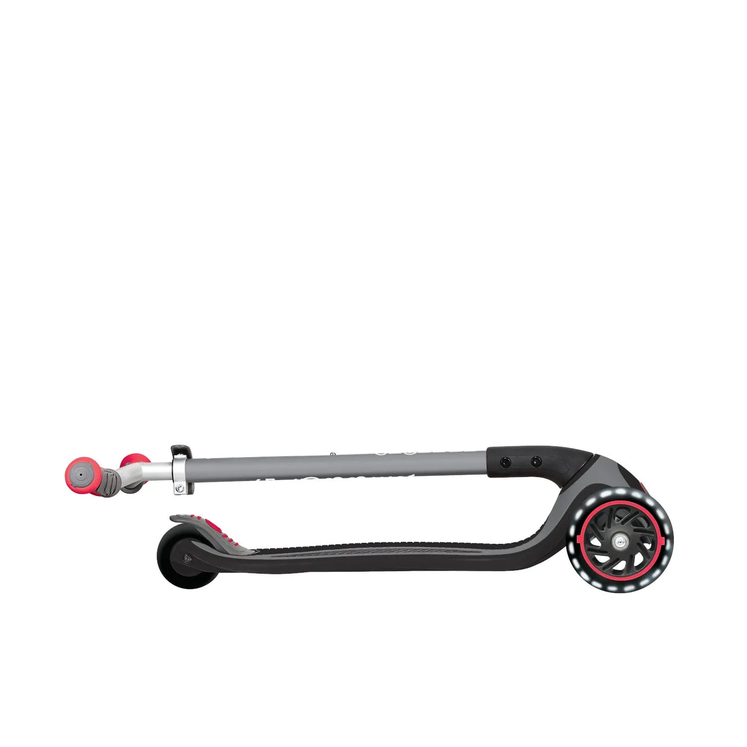 Globber Master Lights 3-Wheels Kids Scooter – Black/Red