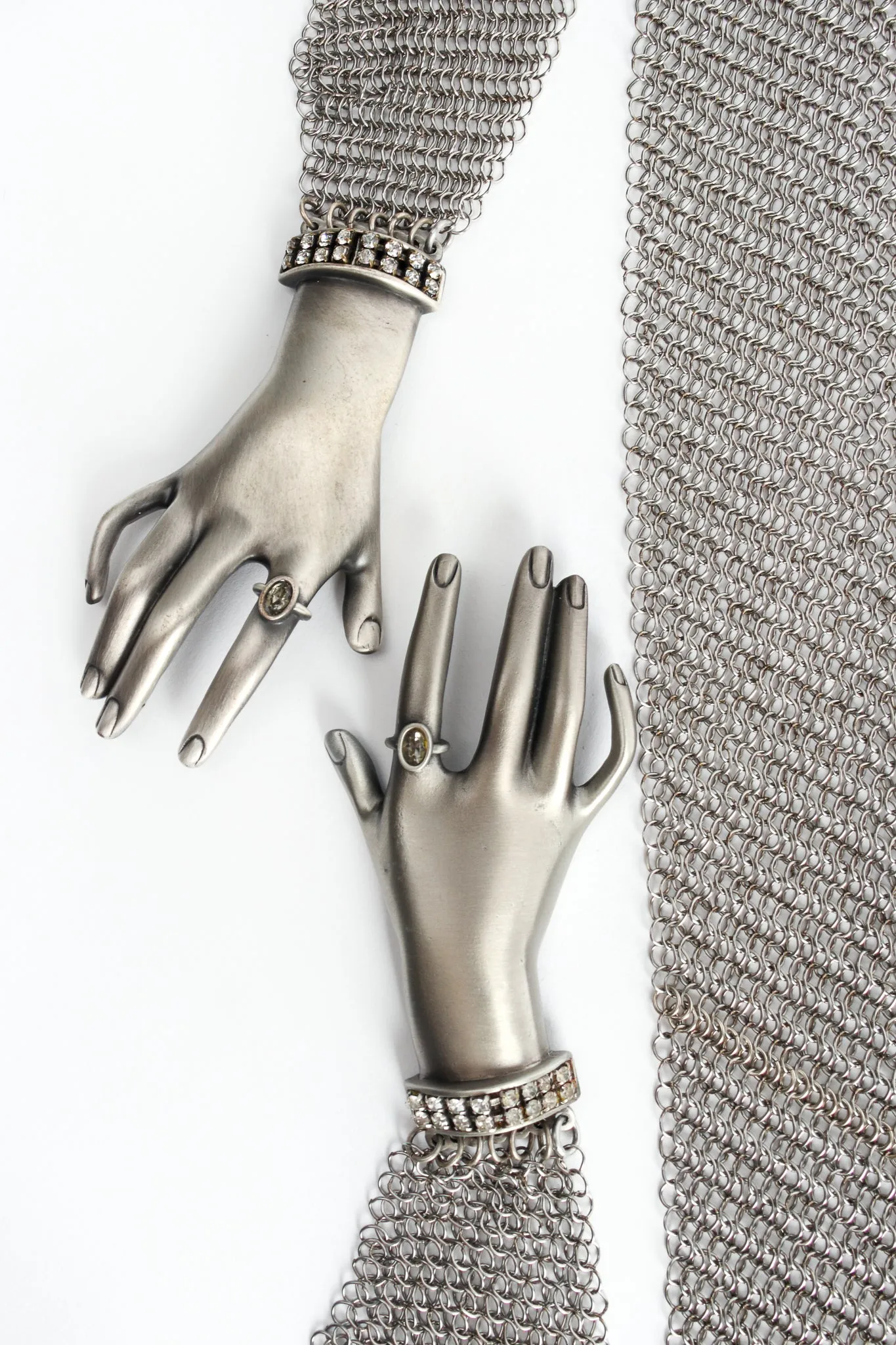 Hand Buckle Ring Mesh Belt