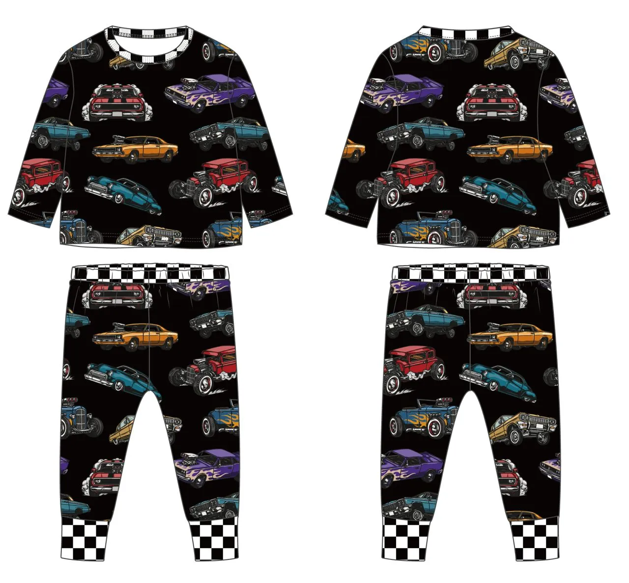Hotrod Road 2-piece Children's Set