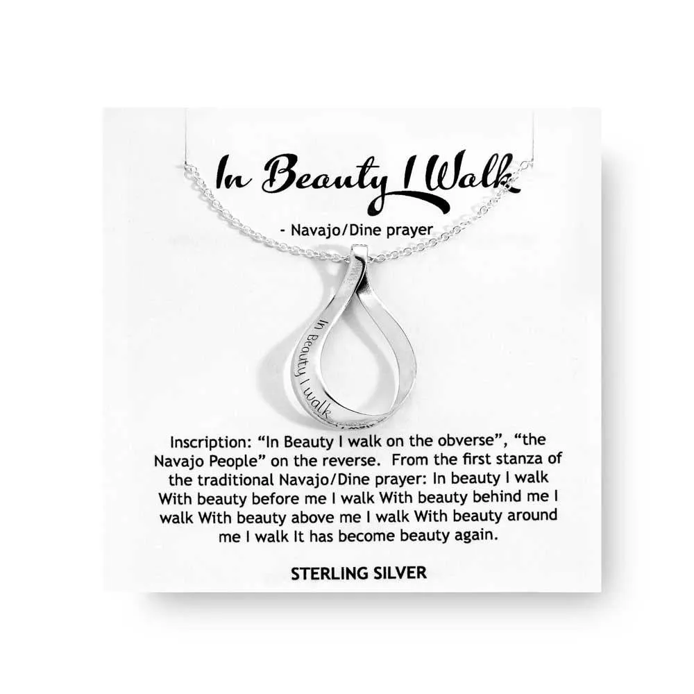 In Beauty I Walk - Navajo/Dine Prayer Necklace