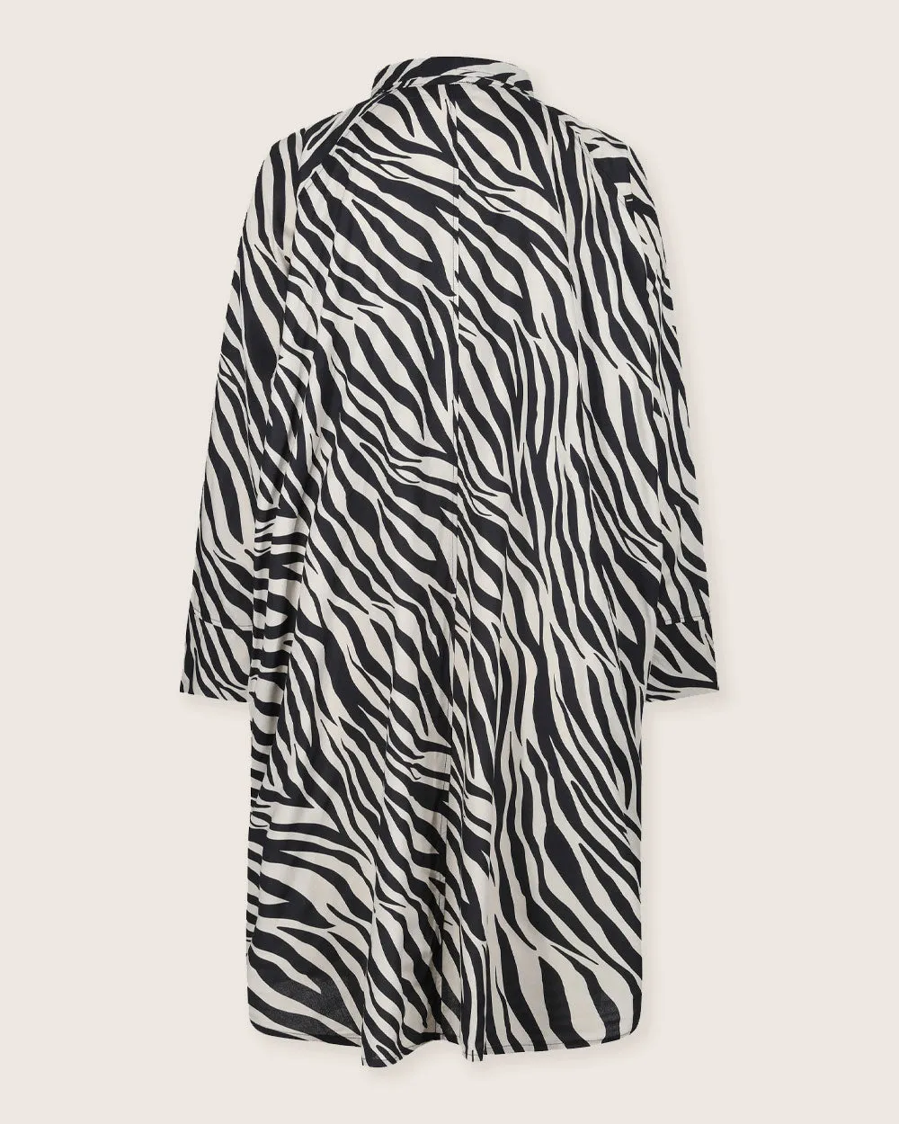Jess Multicolour Zebra Streak Midi Shirt Dress