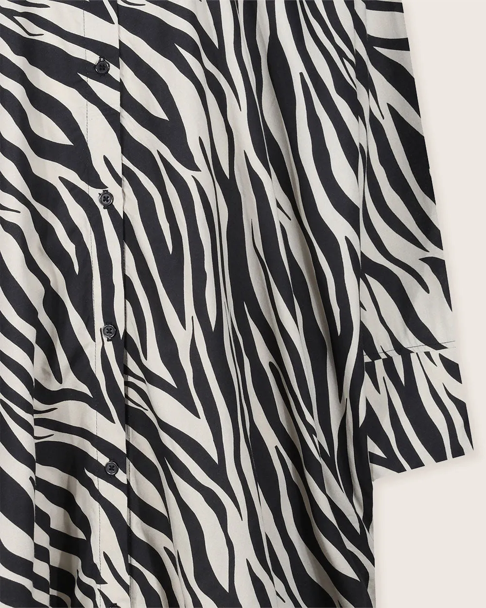 Jess Multicolour Zebra Streak Midi Shirt Dress