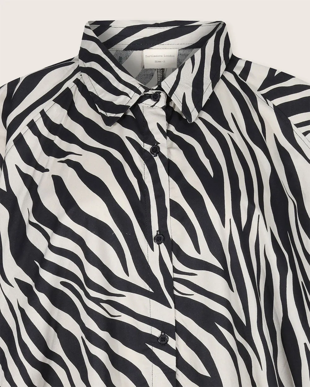 Jess Multicolour Zebra Streak Midi Shirt Dress