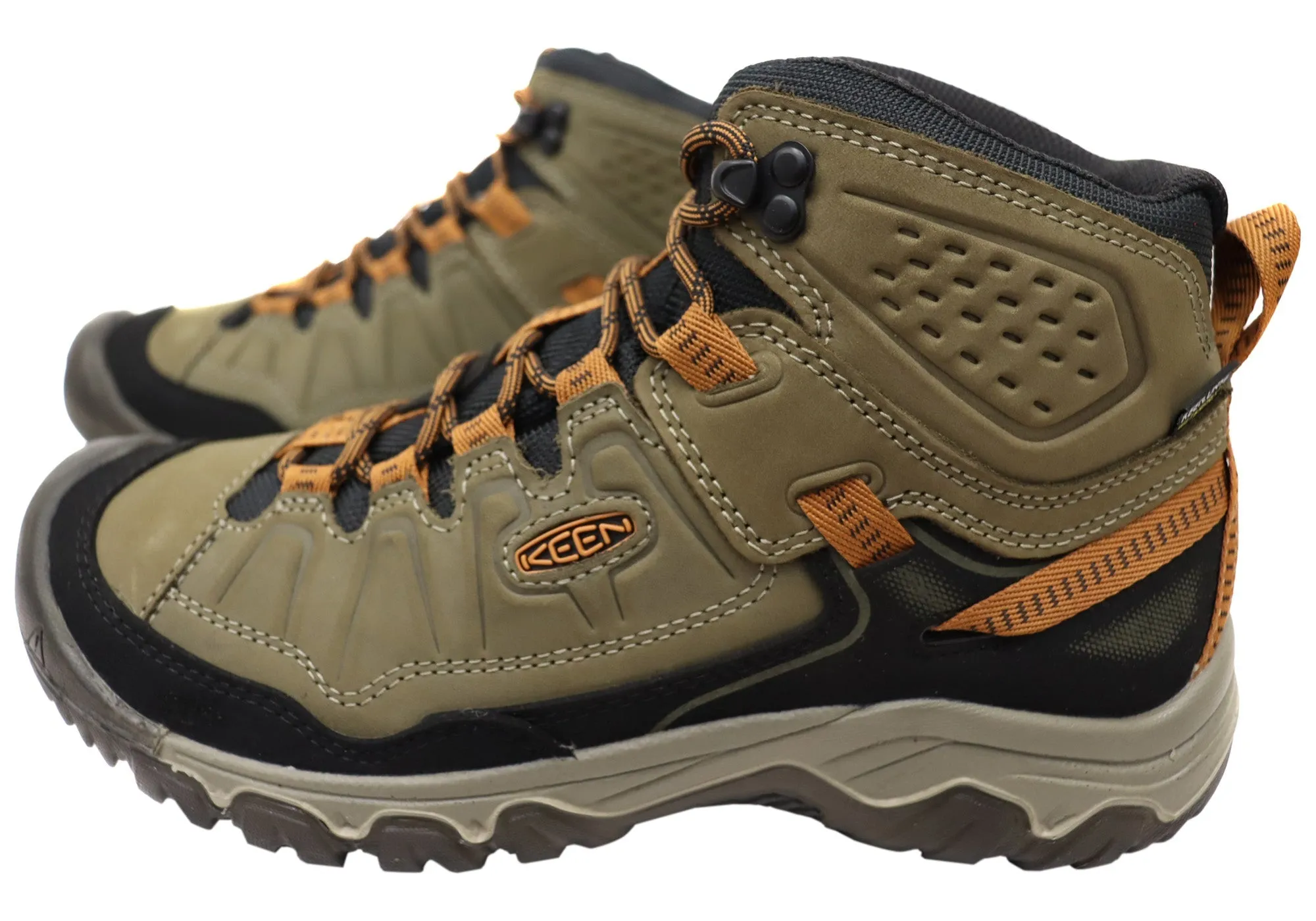Keen Mens Targhee IV Mid Waterproof Hiking Lace Up Comfortable Boots