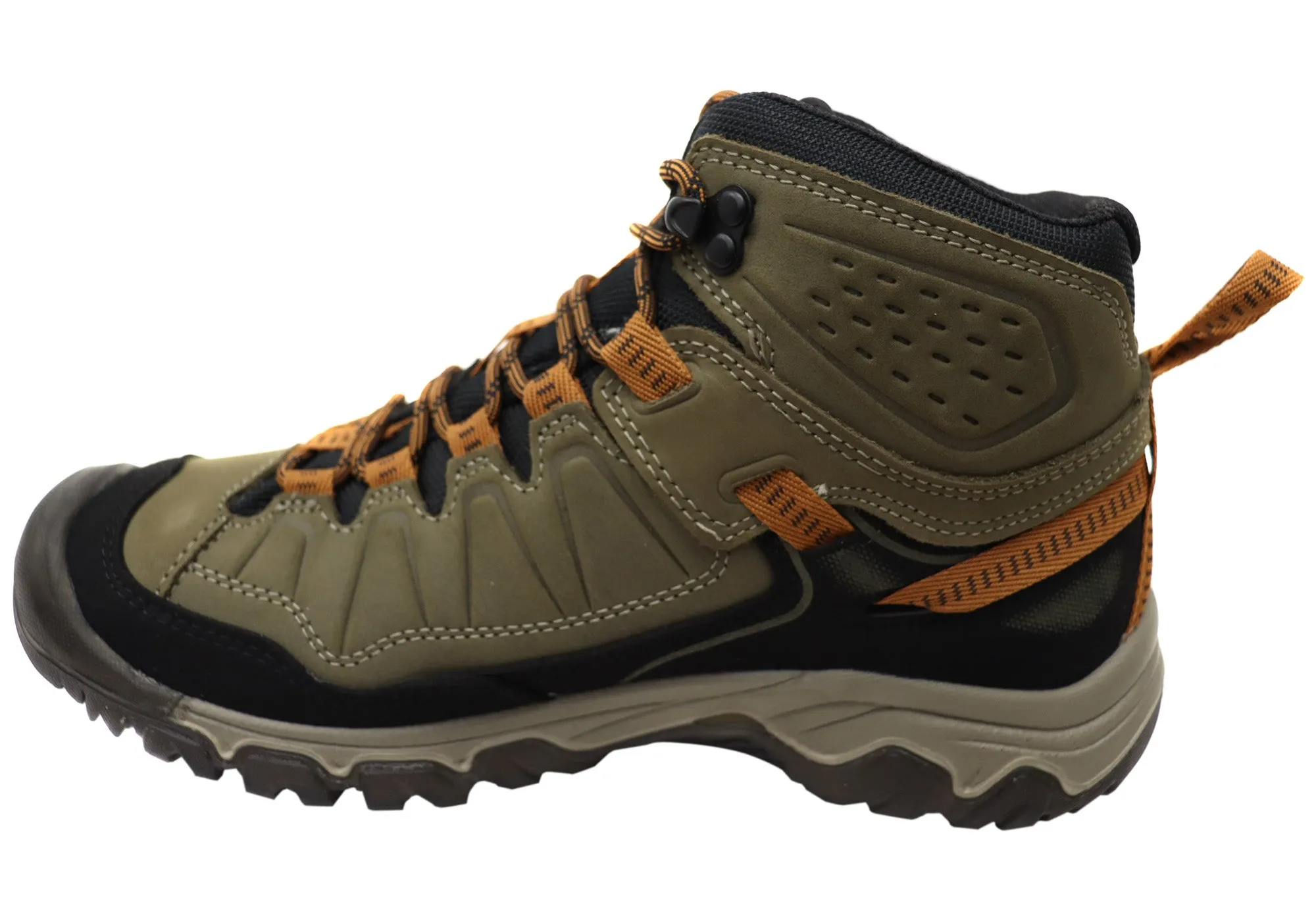 Keen Mens Targhee IV Mid Waterproof Hiking Lace Up Comfortable Boots