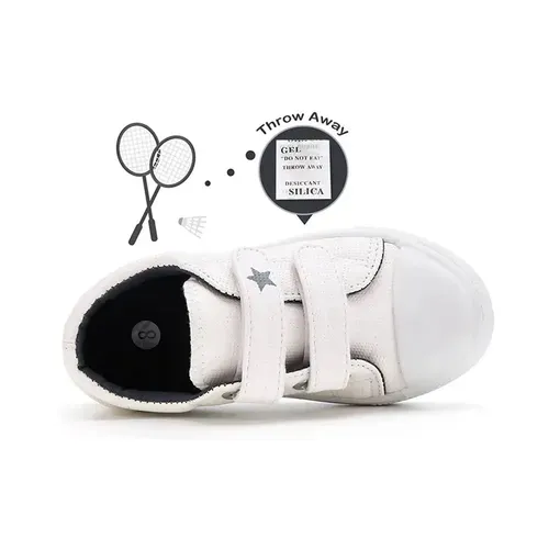Kids Boy Girl Sneakers  PU Shoes Solid Navy - KKOMFORME