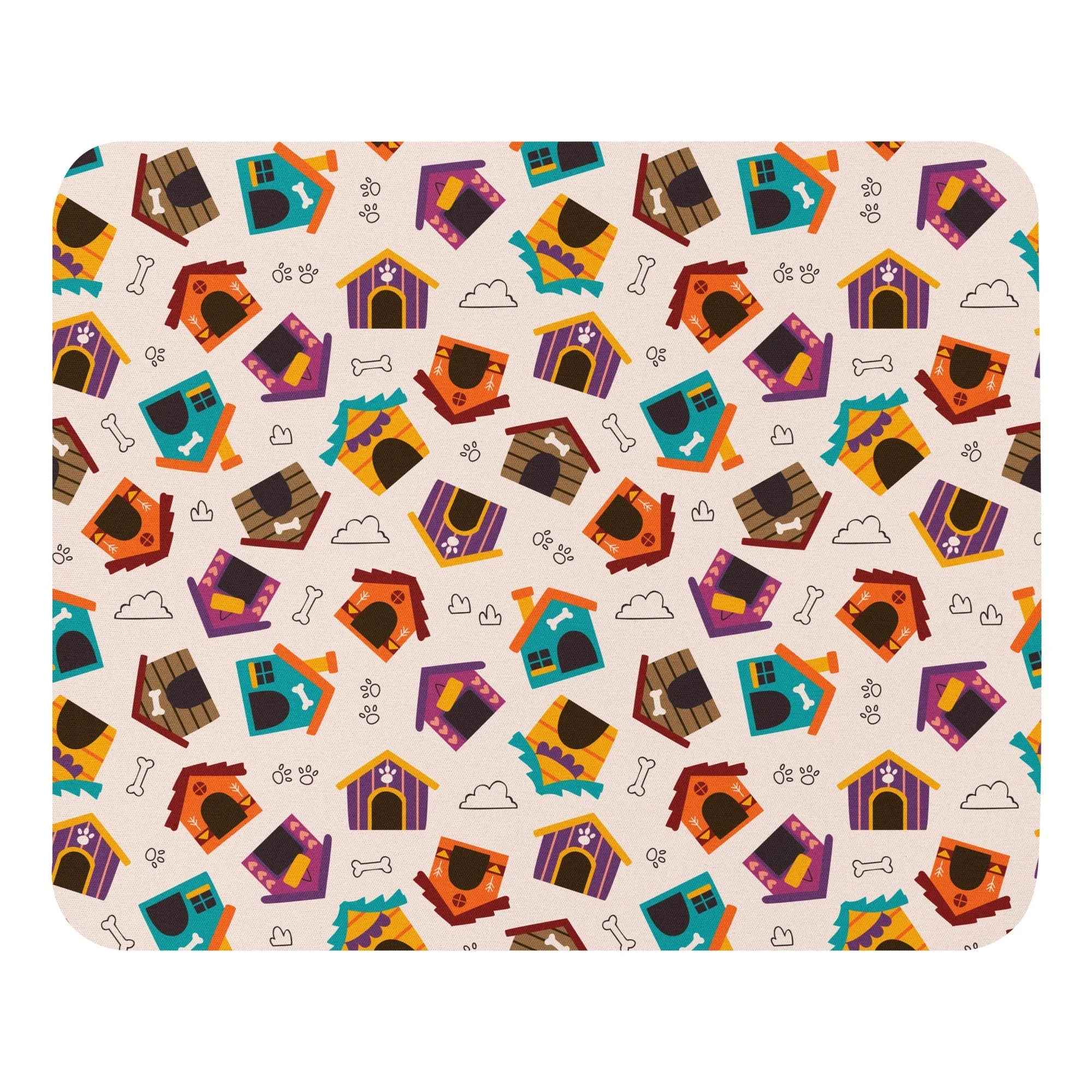 Kids Dog House Mouse Pad