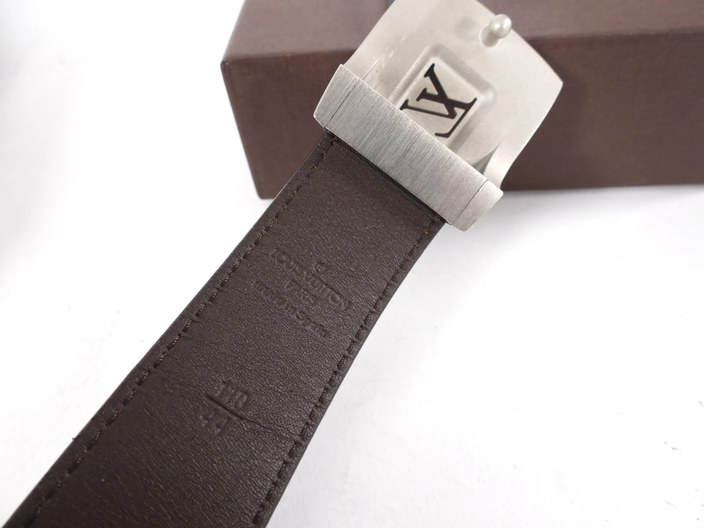 Louis Vuitton Monogram LV Buckle Belt - 110 / 44