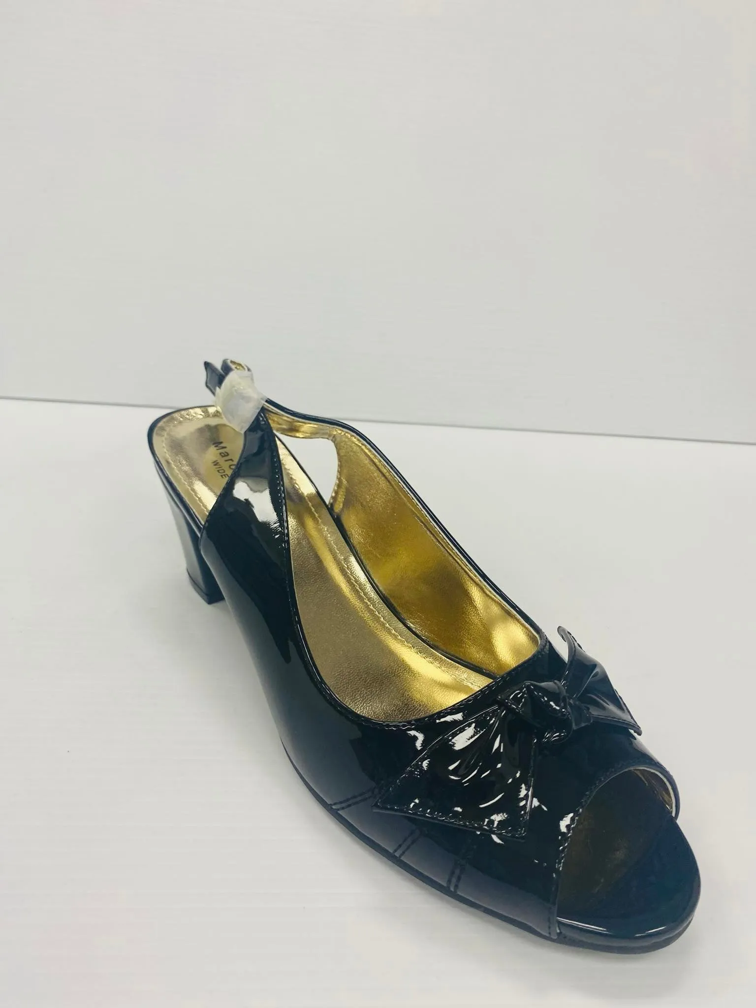 Marc London WIDE WIDTH 6479 Low Chunky Heels