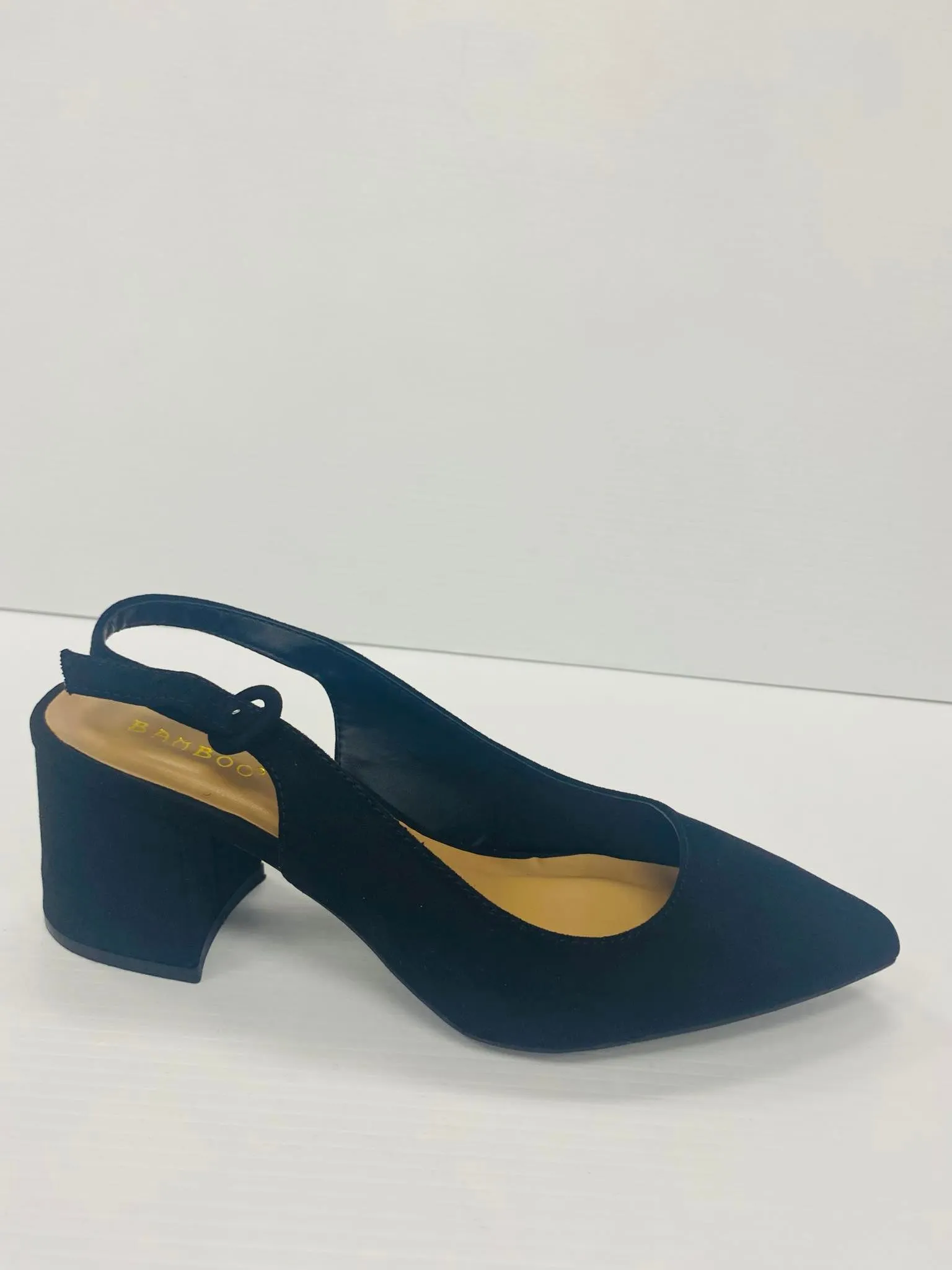 Marc London WIDE WIDTH 6479 Low Chunky Heels