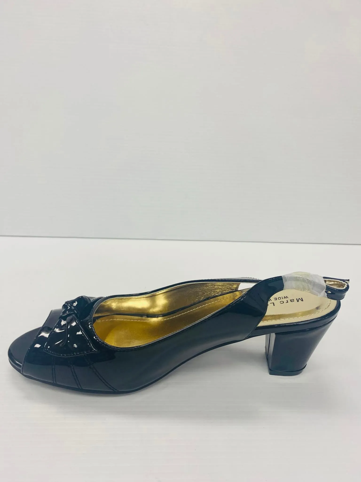 Marc London WIDE WIDTH 6479 Low Chunky Heels