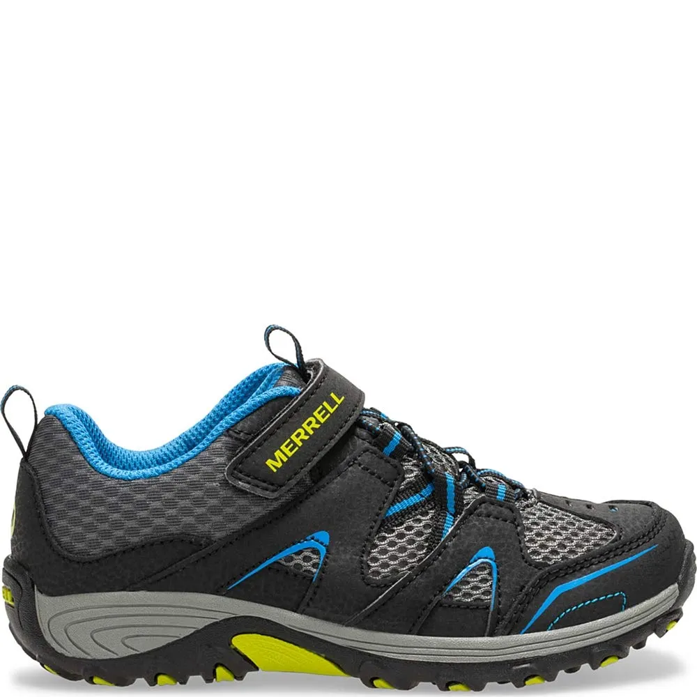 Merrell Kids' Trail Chaser Hiking Sneaker Black/Blue 1 Big Kid