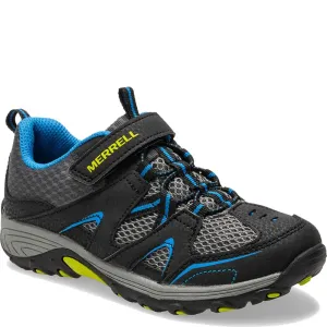 Merrell Kids' Trail Chaser Hiking Sneaker Black/Blue 3 Wide Big Kid
