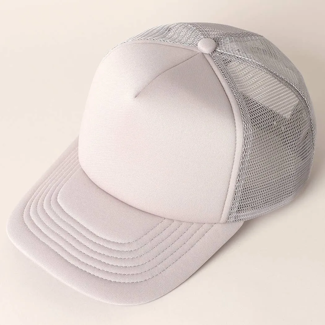 Mesh Back Trucker hat