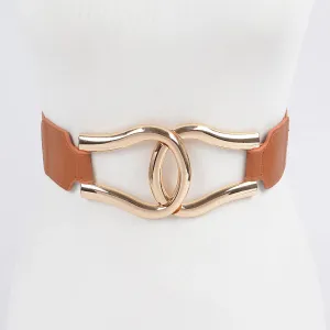 Metal Buckle Elastic Belt