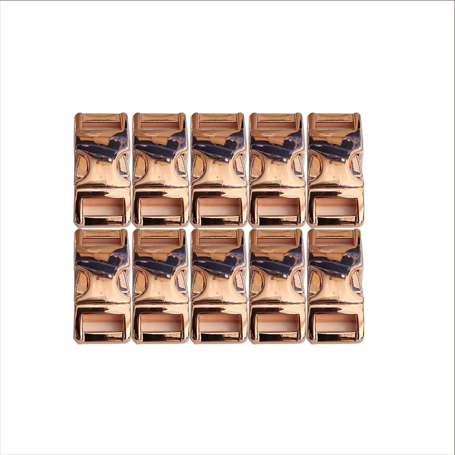 Metal Buckle - Rose Gold 10mm
