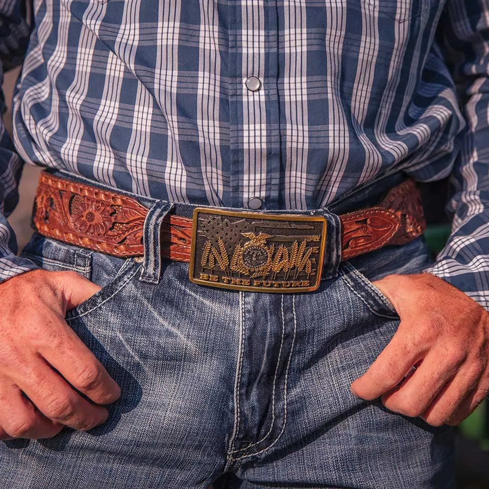 Montana Silversmiths "Be the Future" FFA Attitude Buckle