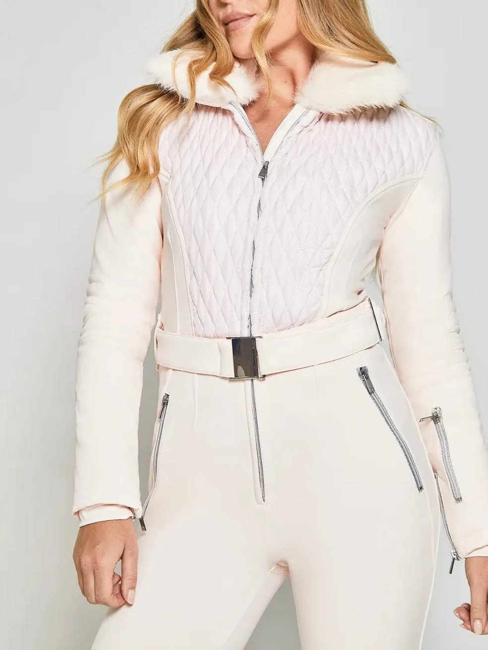 My Sunday Ski Baby Pink Ski Suit