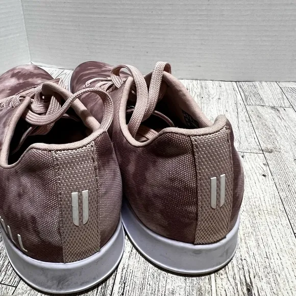 NOBULL tie dye pink canvas trainer low 9.5
