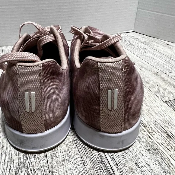 NOBULL tie dye pink canvas trainer low 9.5