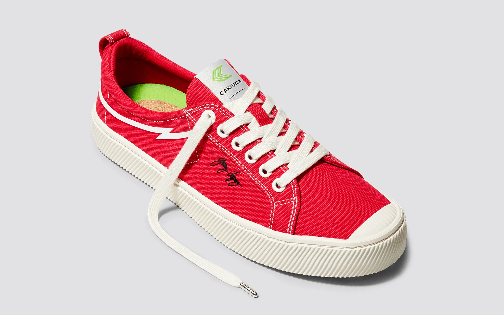 OCA Low Gerry Lopez Red Canvas Sneaker Men
