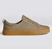 OCA Low Gum Burnt Sand Canvas Sneaker Women