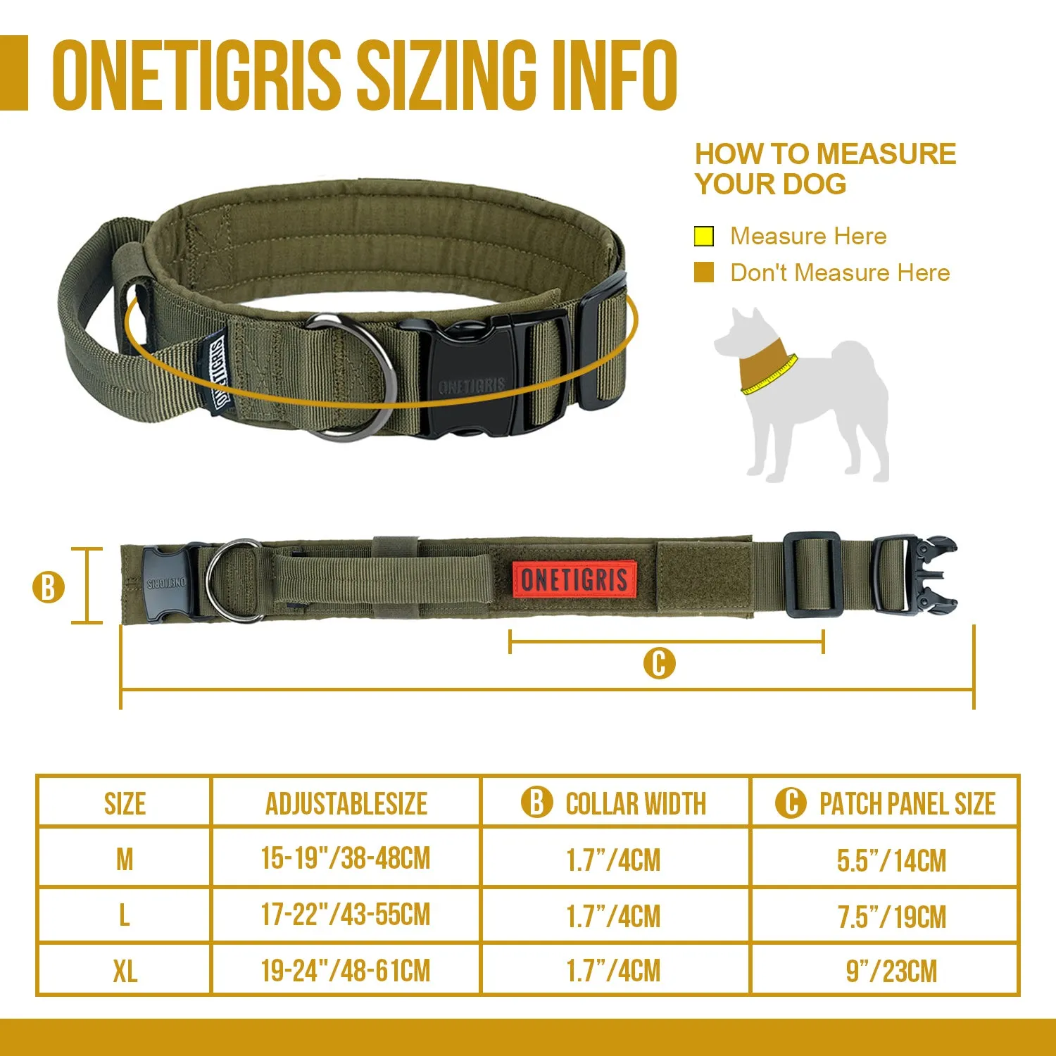 ONETIGRIS Dog Collar 08
