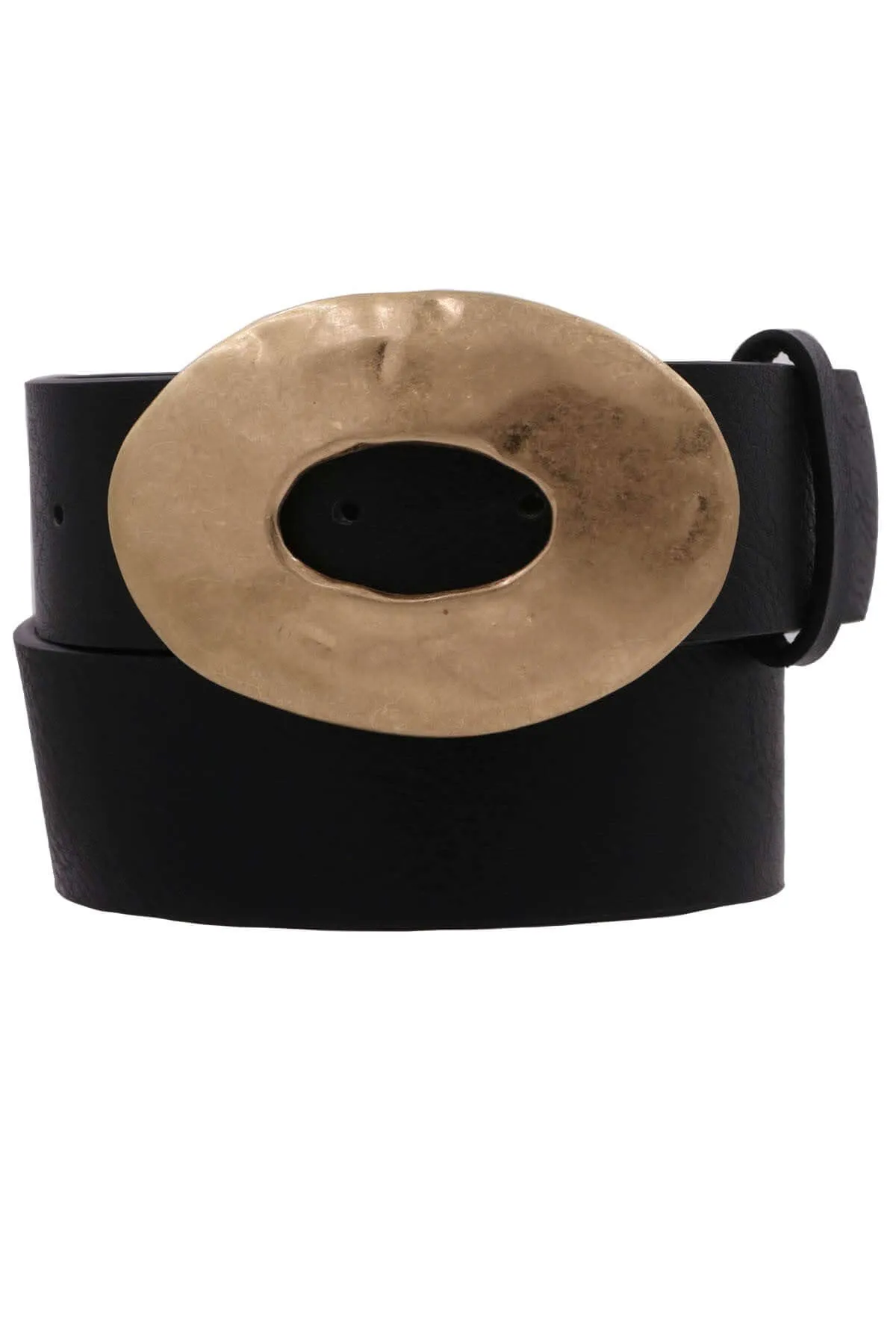 Oval Metal Buckle Belt