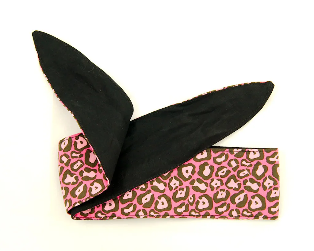 Pink Cheetah Hair Ties