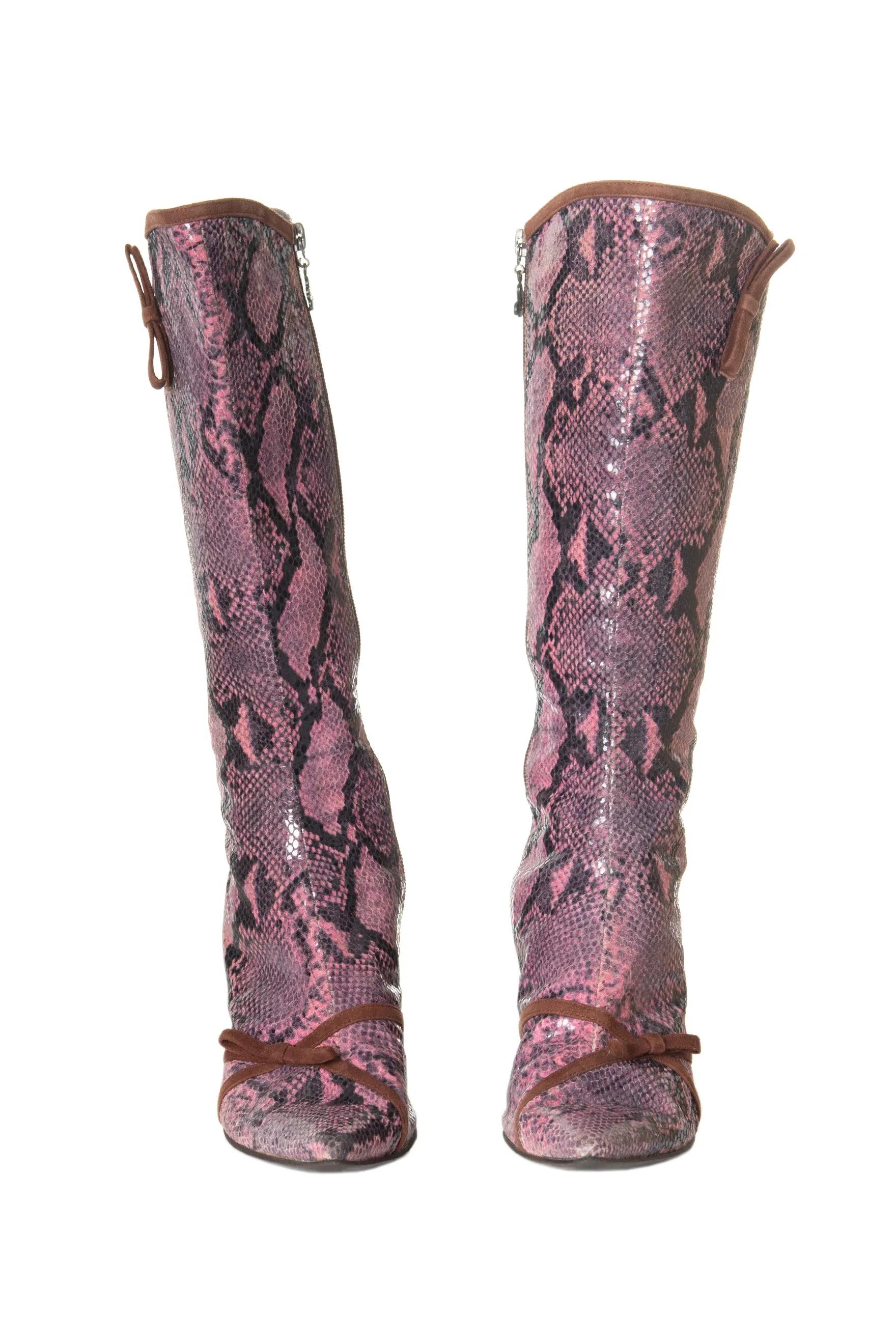 Pink Pointed Boots 37.5