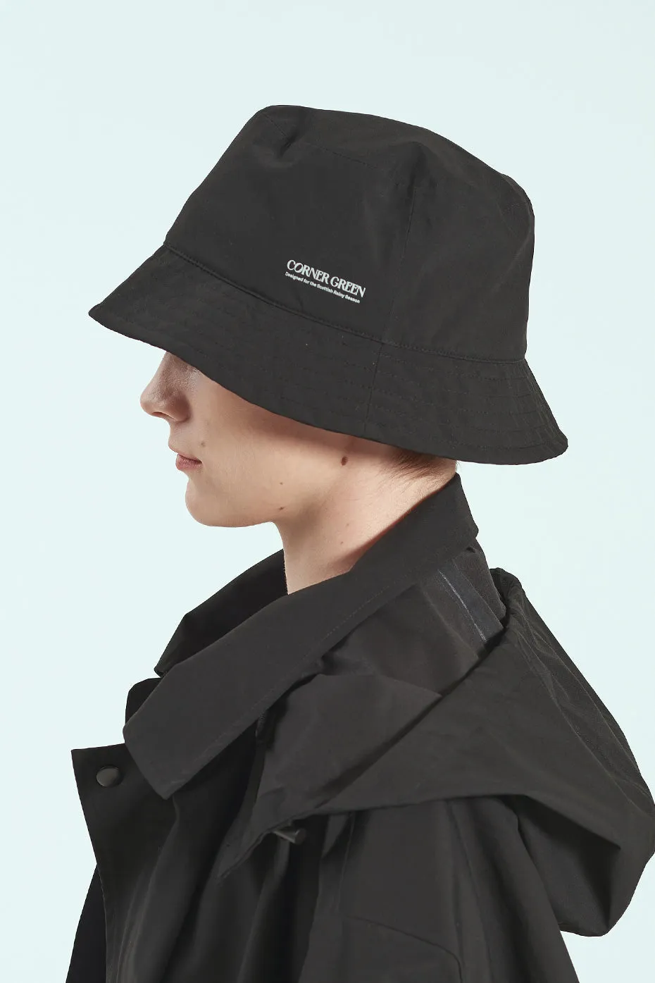 PROTEXA Unisex Rain Bucket Hat - Black