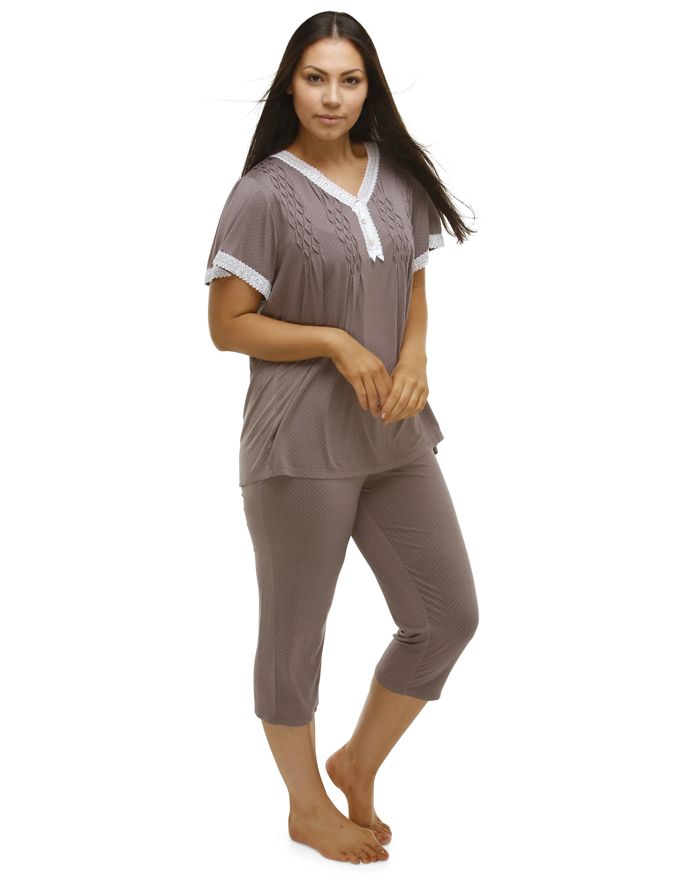 RAIN SPOT PJ SET LATTE - Y216