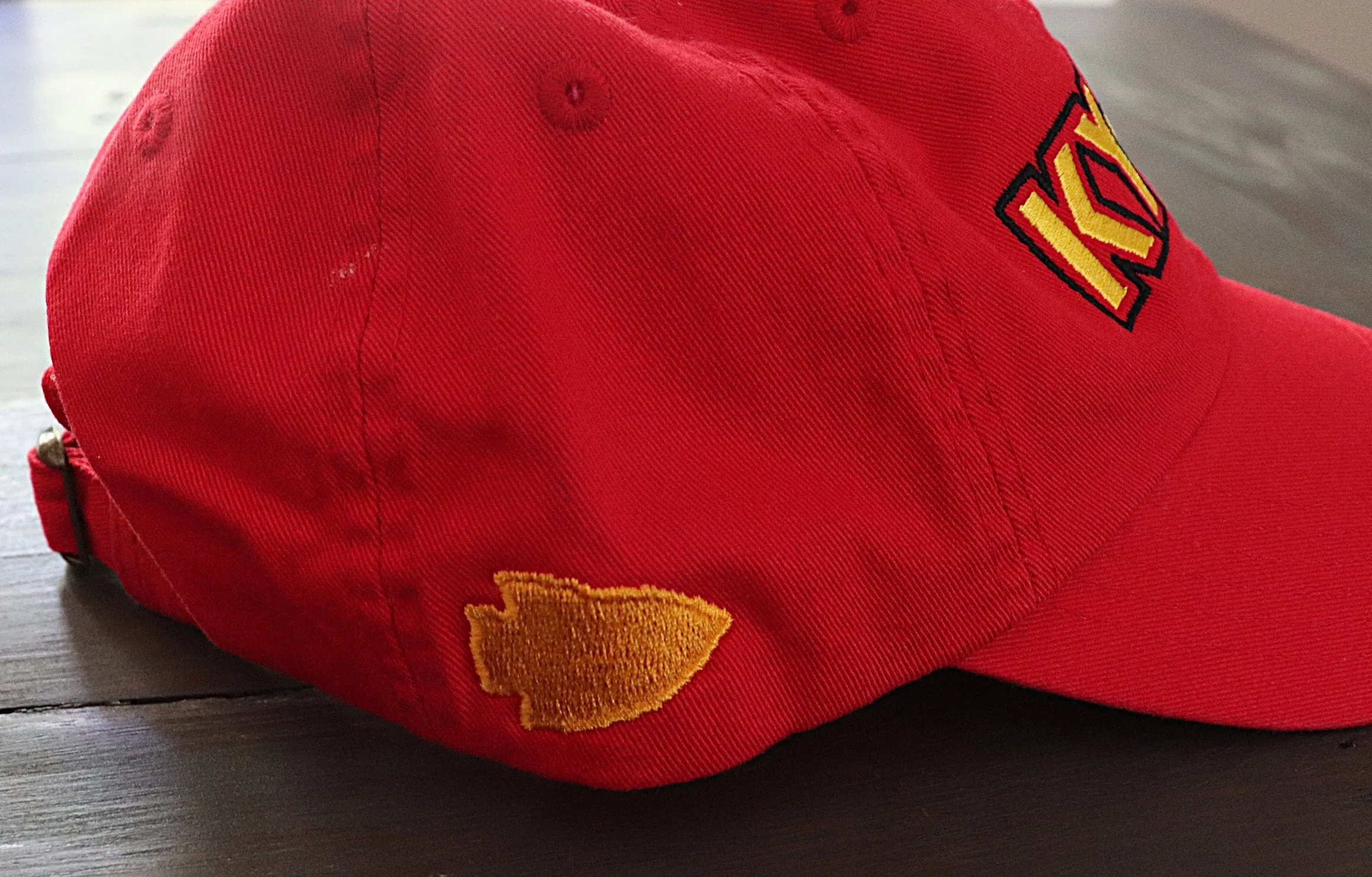 Red KY102 Hat with Arrowhead