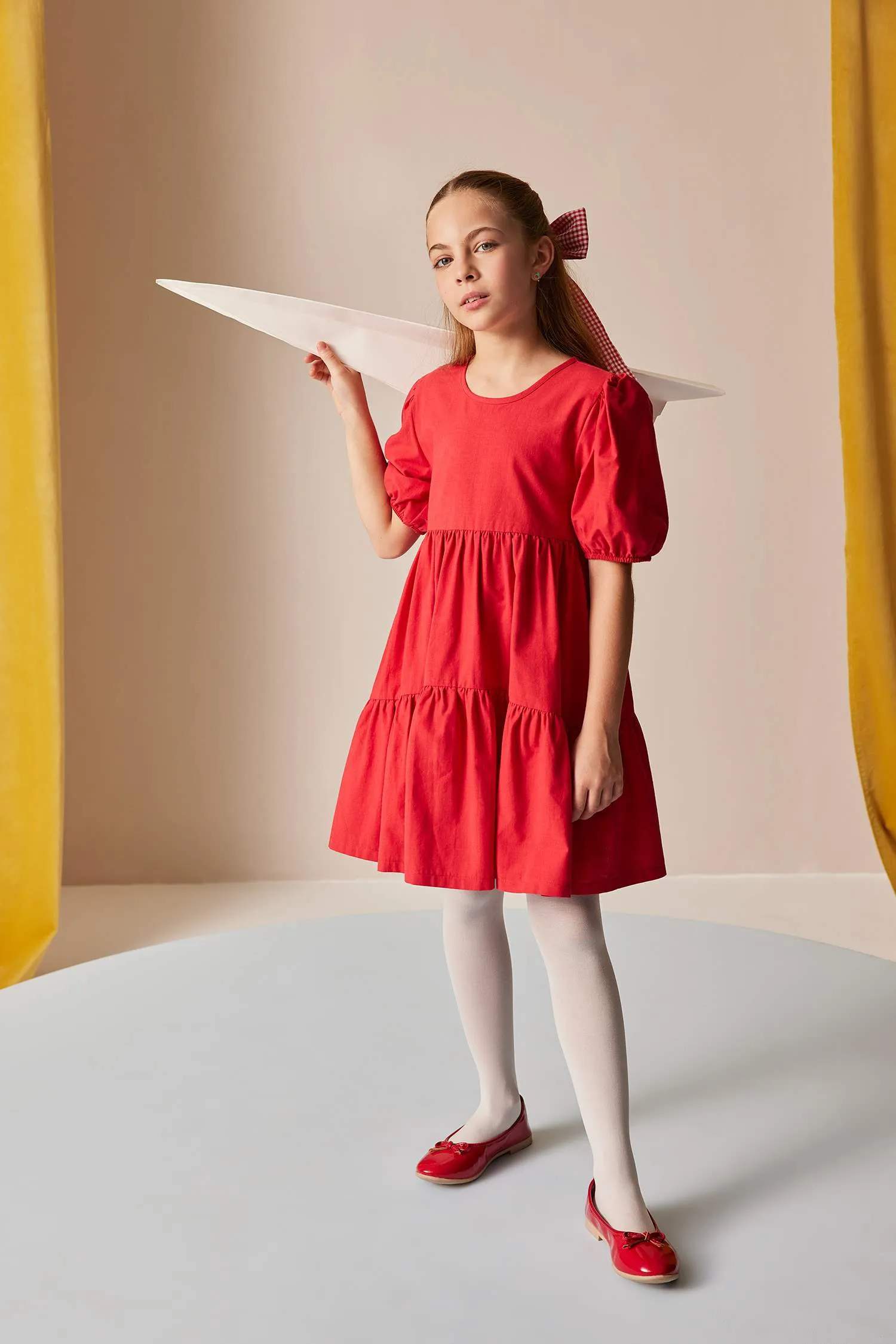 Regular Fit Cotton Woven Dress