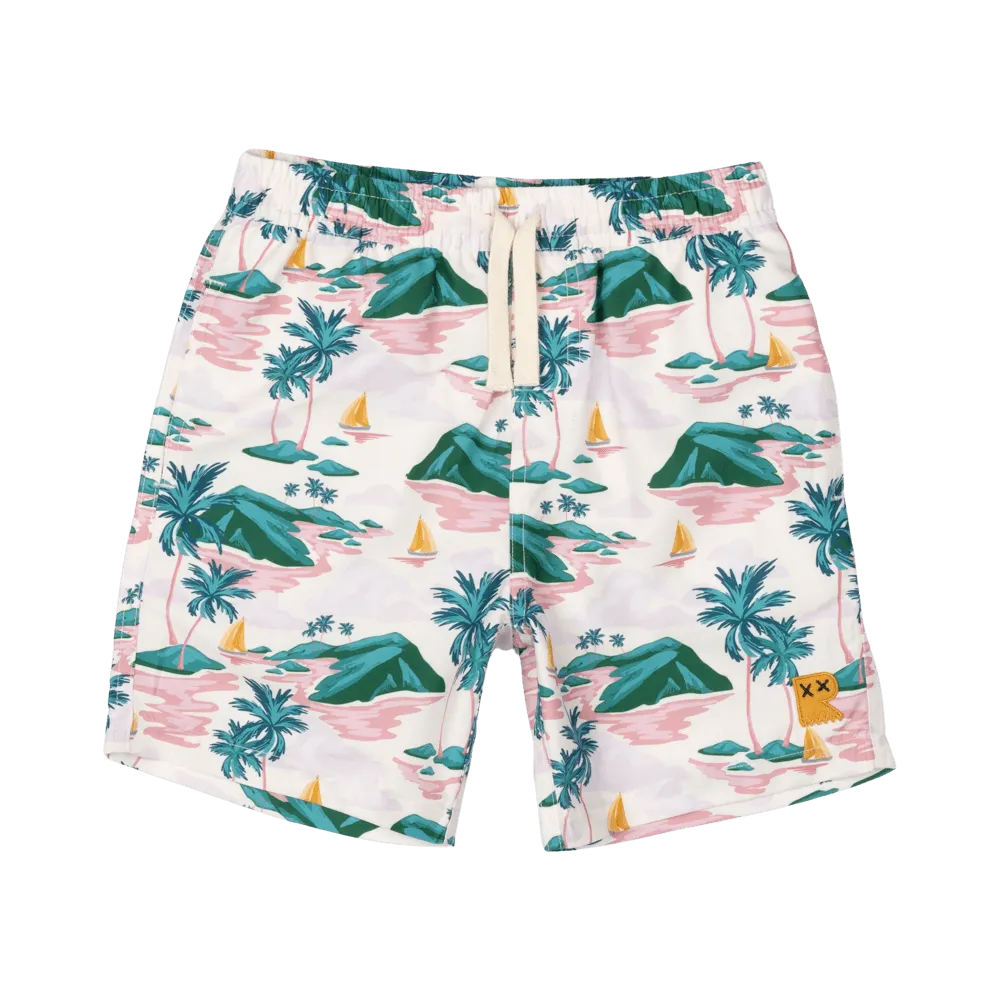 ROCK YOUR KID ALOHA BOARDSHORTS