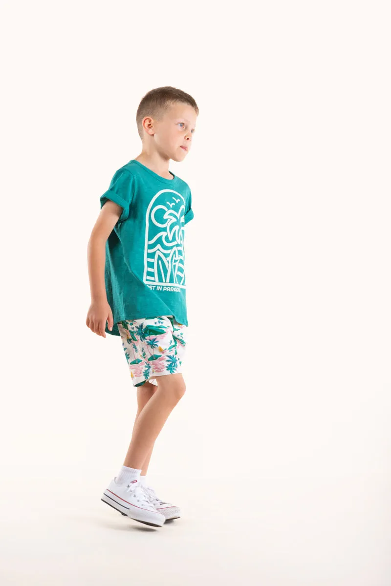 ROCK YOUR KID ALOHA BOARDSHORTS