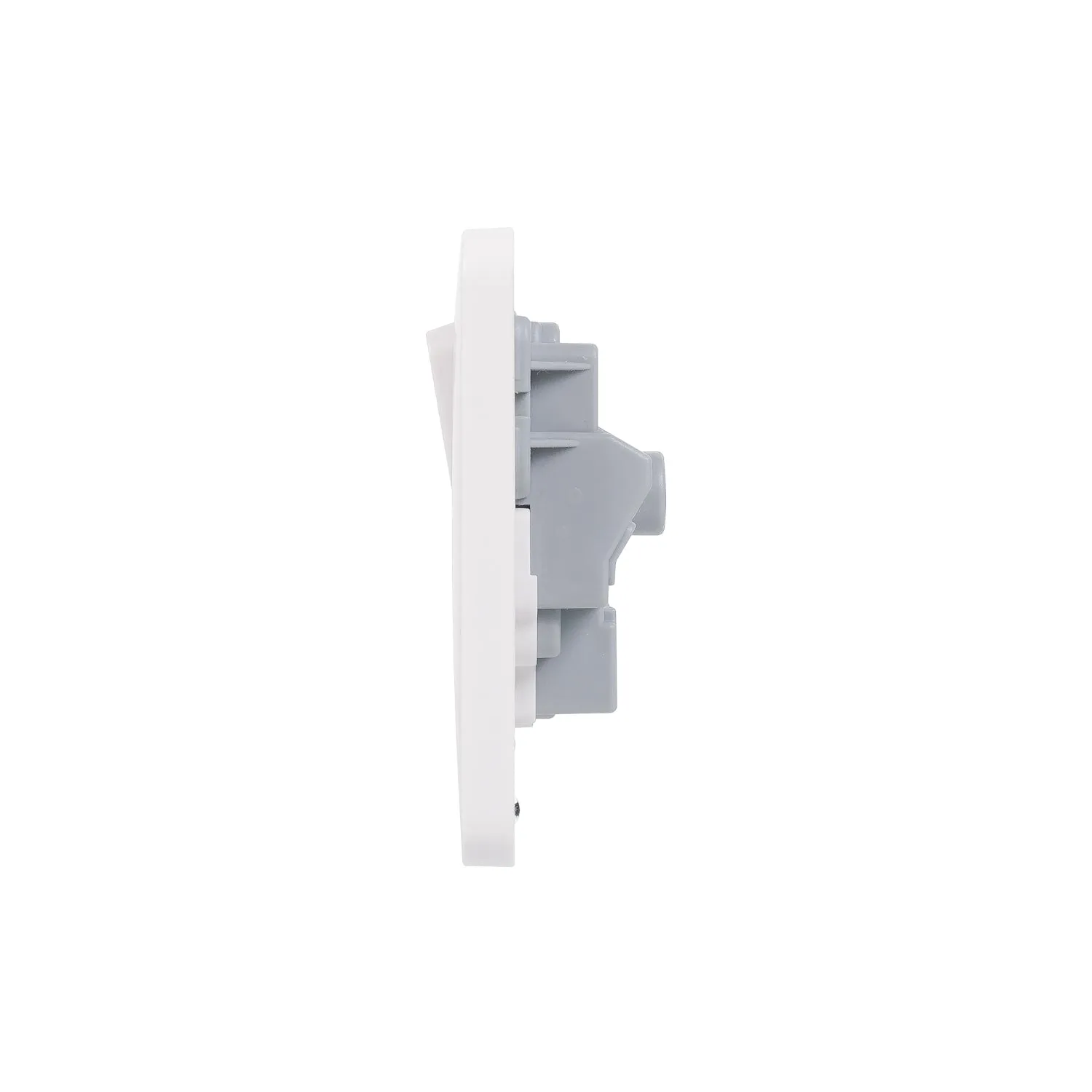 Schneider Electric GGBL3090S Lisse White Moulded 15A 1G Round Pin Switched Socket (Display Packaged)
