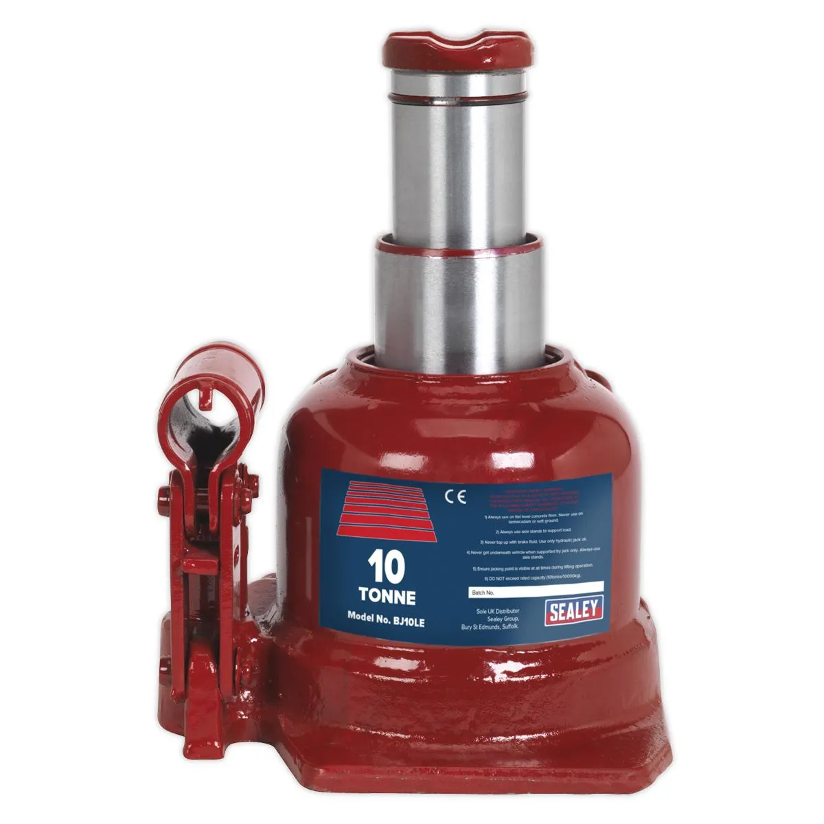 Sealey Low Profile Telescopic Bottle Jack 10 Tonne