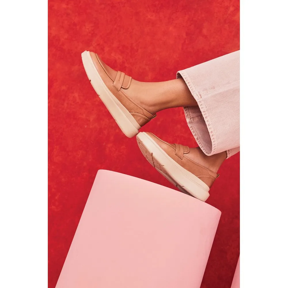 Tan Joy Penny Loafers