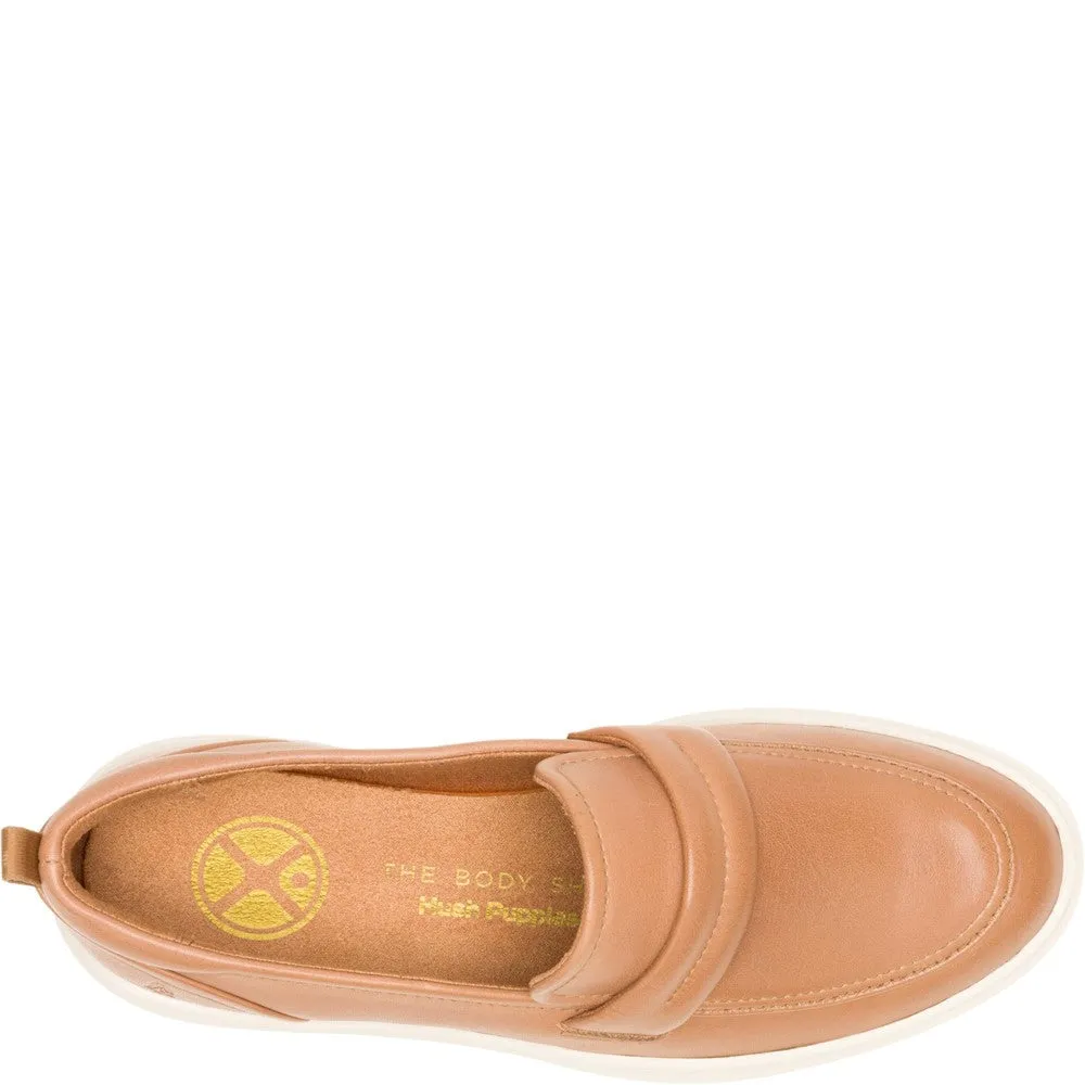 Tan Joy Penny Loafers