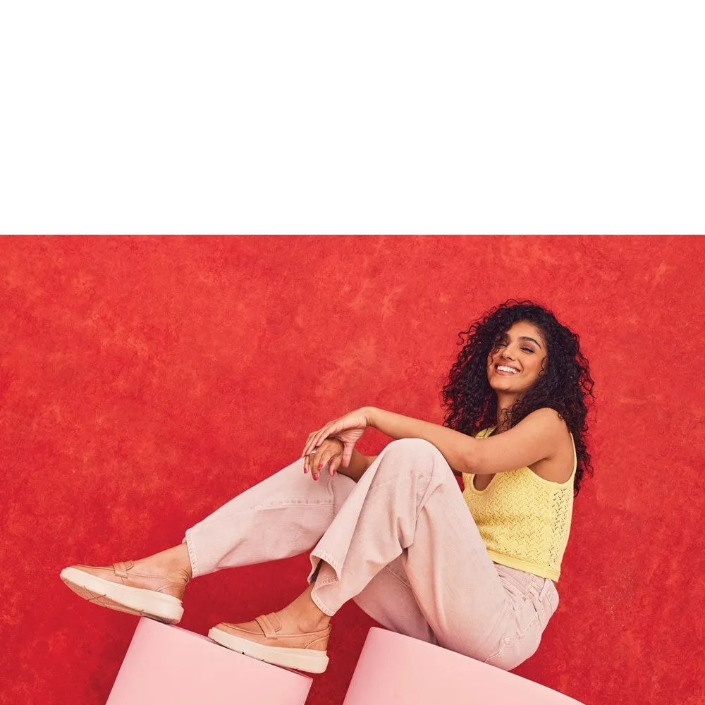 Tan Joy Penny Loafers