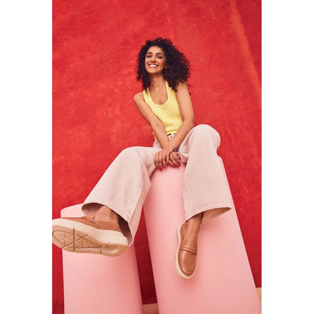 Tan Joy Penny Loafers