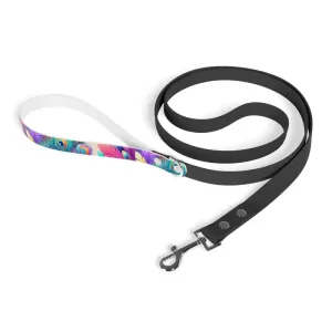 Turn Heads with Feathers Print Dog Leash