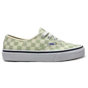 VANS AUTHENTIC (CHECKERBOARD) AMBROSIA & CLASSIC WHITE CANVAS TRAINERS