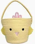 Yellow Chick Rope Gift Basket Kids Gift