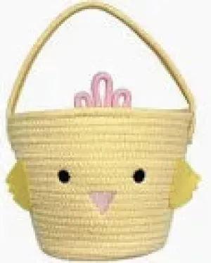 Yellow Chick Rope Gift Basket Kids Gift